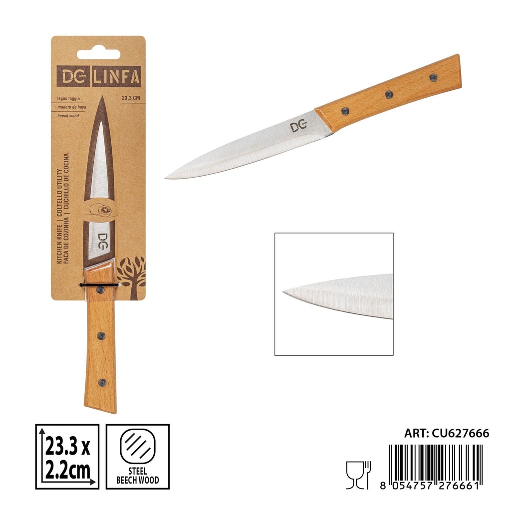 Cuchillo multiusos de 5 pulgadas 23,2x2x0,12 cm - Herramientas de cocina y cuchillos