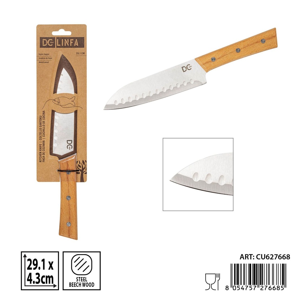 Cuchillo Santoku de 6.5 pulgadas - Herramienta de cocina
