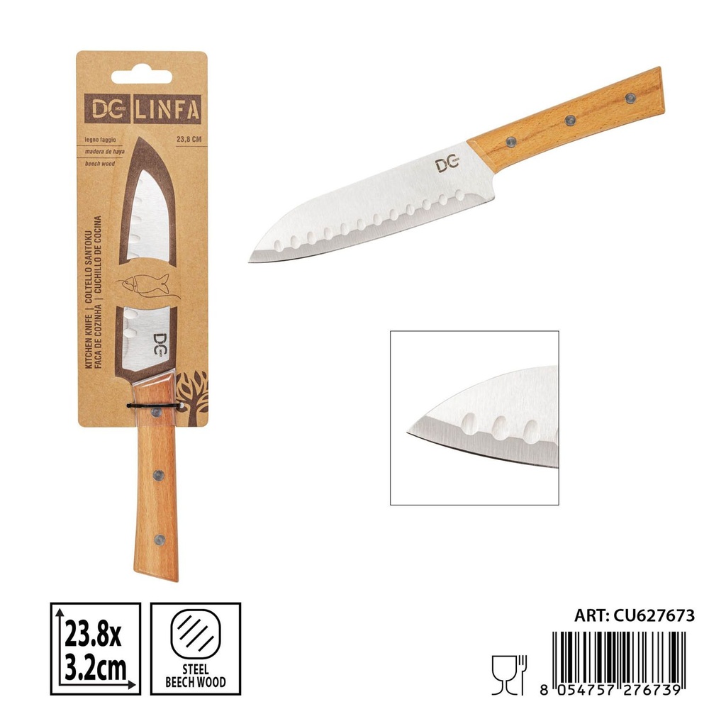Cuchillo Santoku de 5 pulgadas - Herramienta de cocina