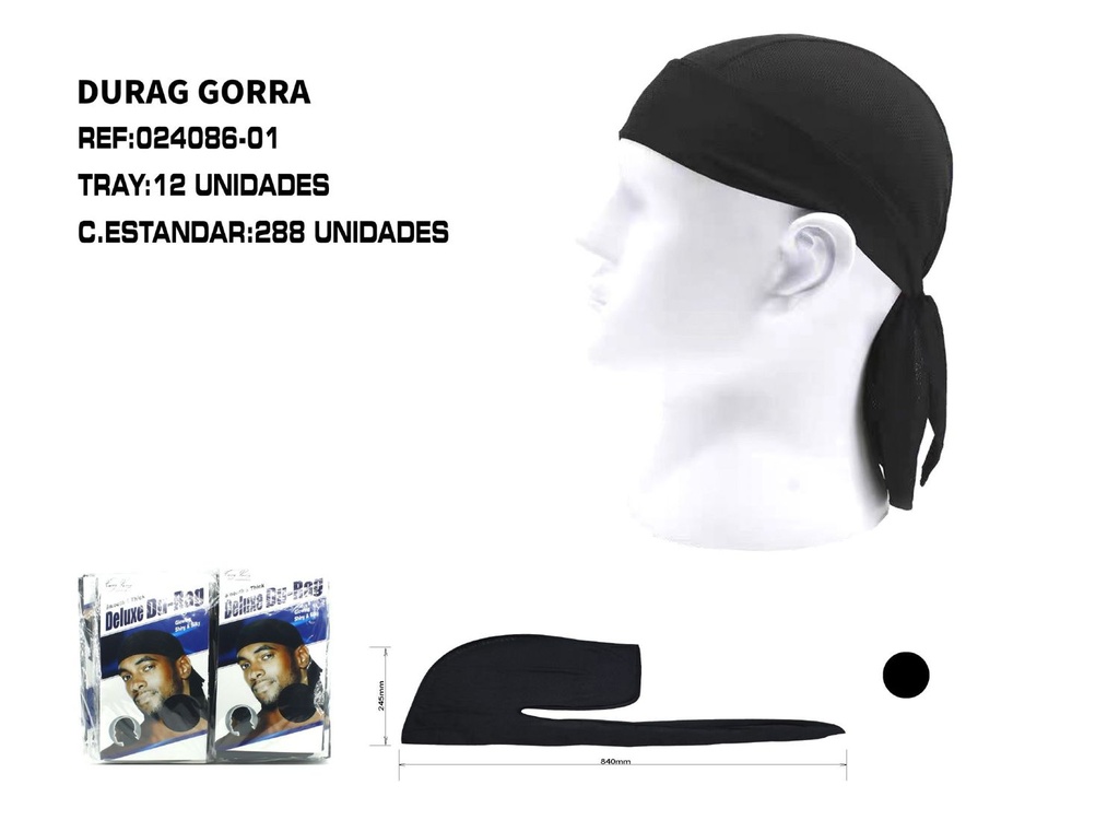 Durags para hombres y mujeres 12 unidades - Accesorios de peinado y cuidado personal