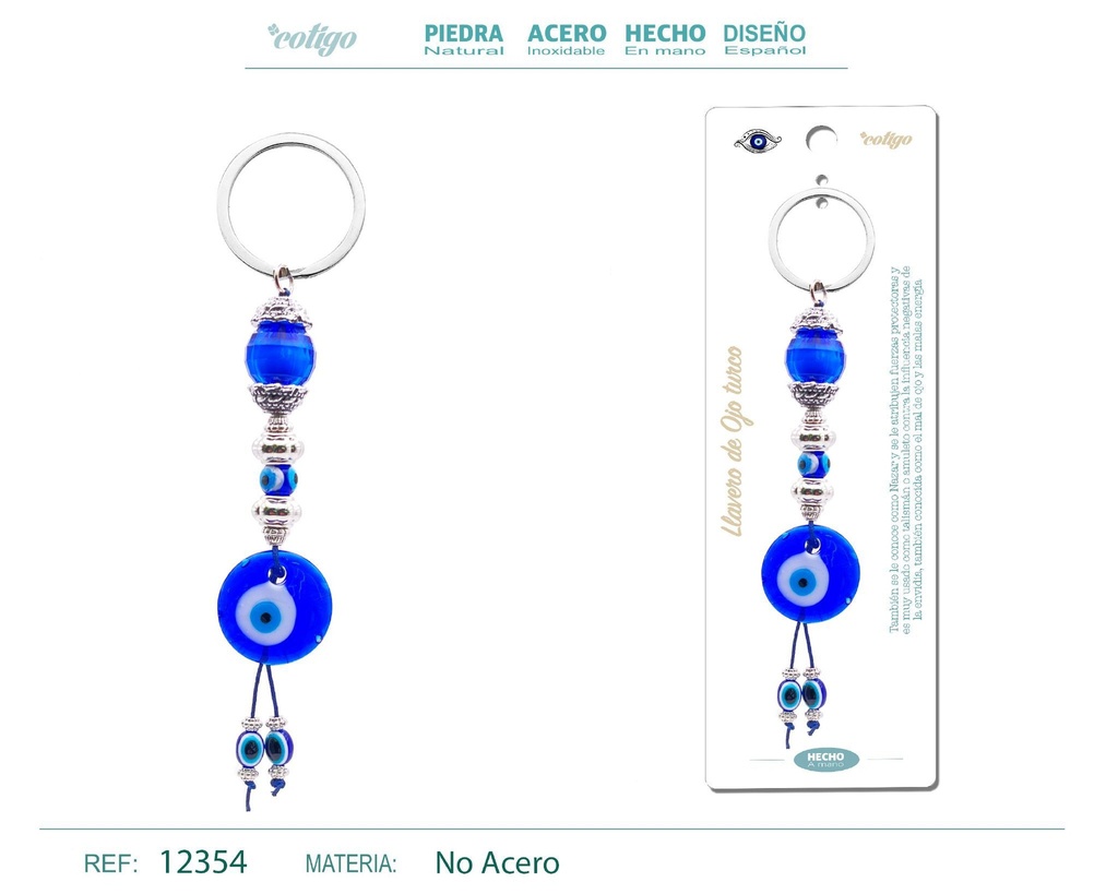 Llavero de ojo turco - Accesorios y llaveros