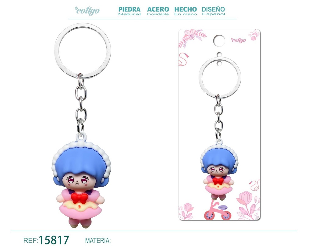 Llavero de dibujos animados - Accesorios divertidos y coleccionables