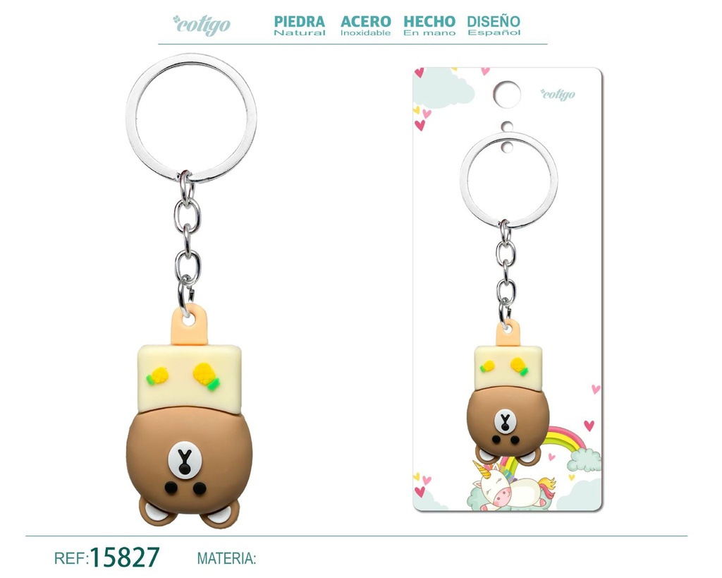 Llavero de dibujos animados - Accesorios divertidos y coleccionables