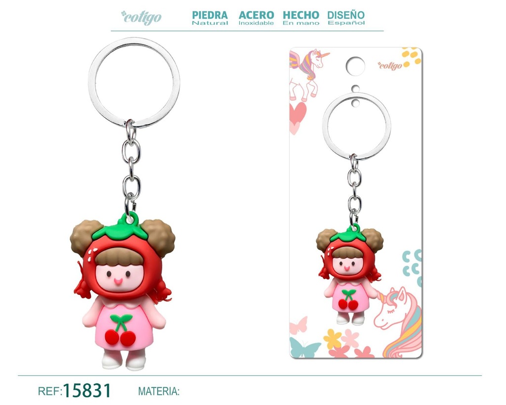 Llavero de dibujos animados - Accesorios divertidos y coleccionables