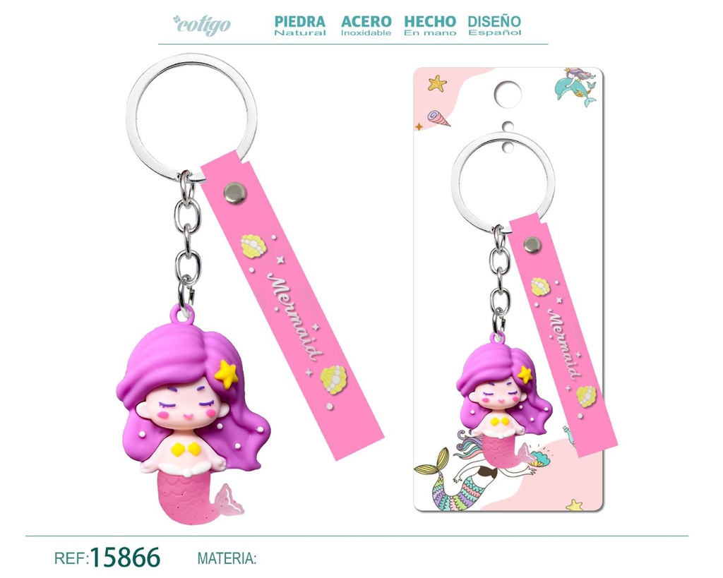 Llavero San Isidro Labrador - Accesorios de fe y suministros religiosos