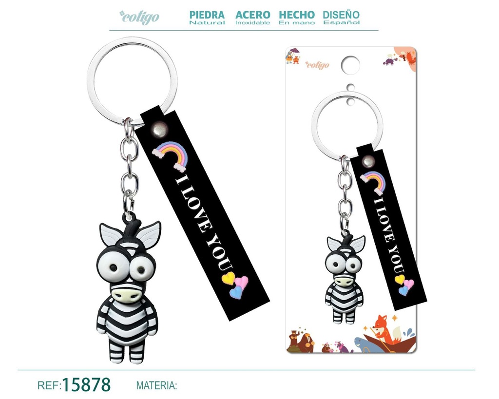 Llavero Virgen del Rocío - Accesorios de fe y suministros religiosos