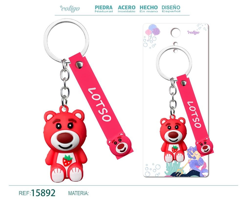 Llavero de dibujos animados - Accesorios y llaveros divertidos