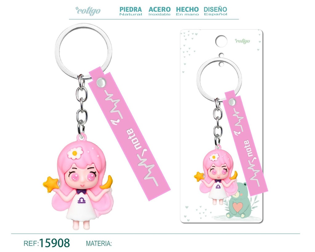 Llavero de dibujos animados - Accesorios y llaveros divertidos