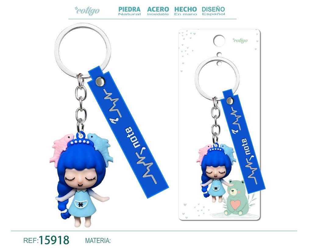Llavero de dibujos animados - Accesorios y llaveros divertidos
