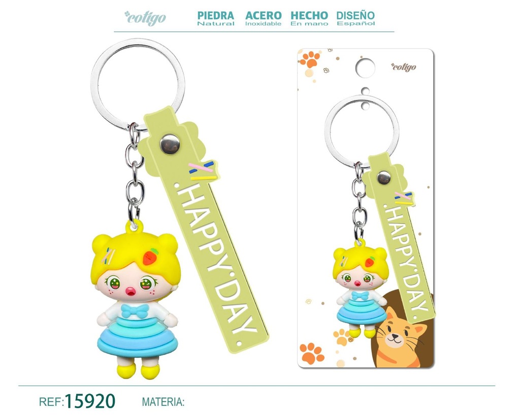 Llavero de dibujos animados - Accesorios y llaveros divertidos