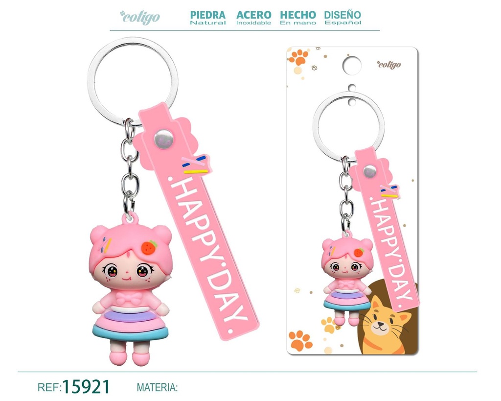 Llavero de dibujos animados - Accesorios y llaveros divertidos