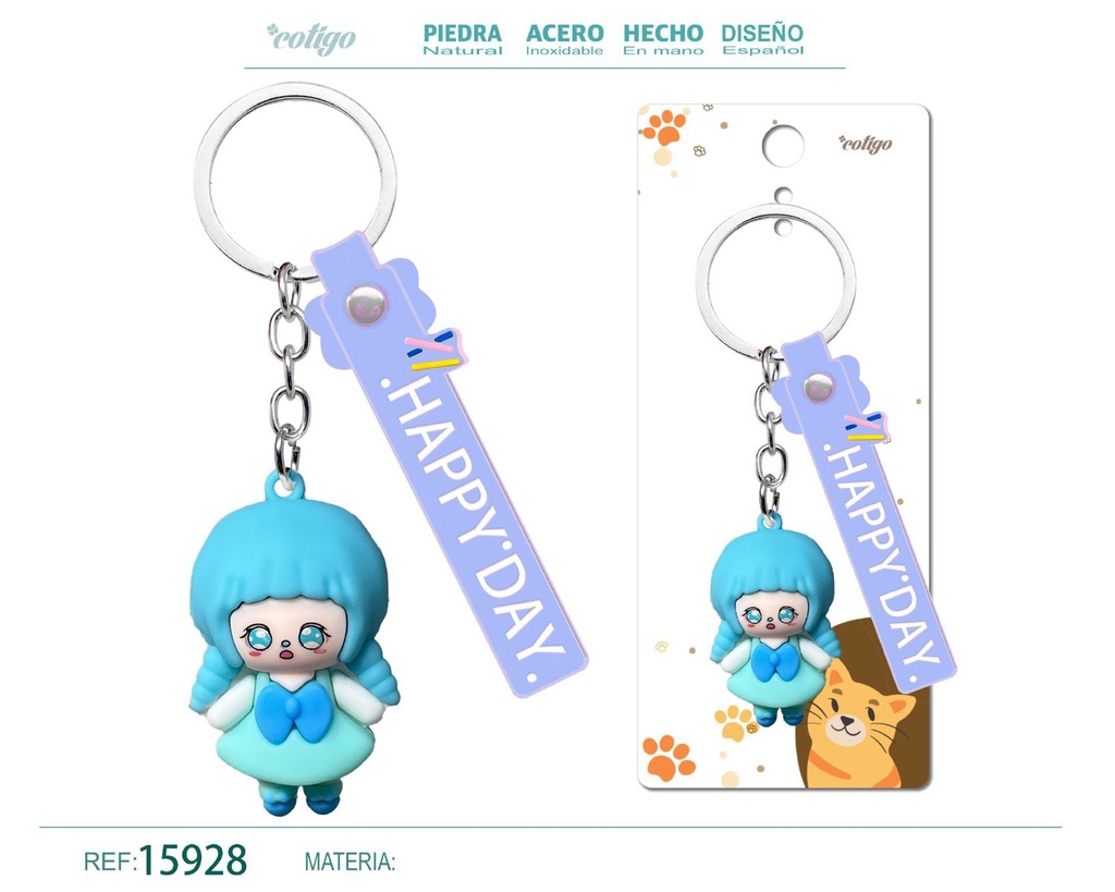 Llavero de dibujos animados - Accesorios y llaveros divertidos