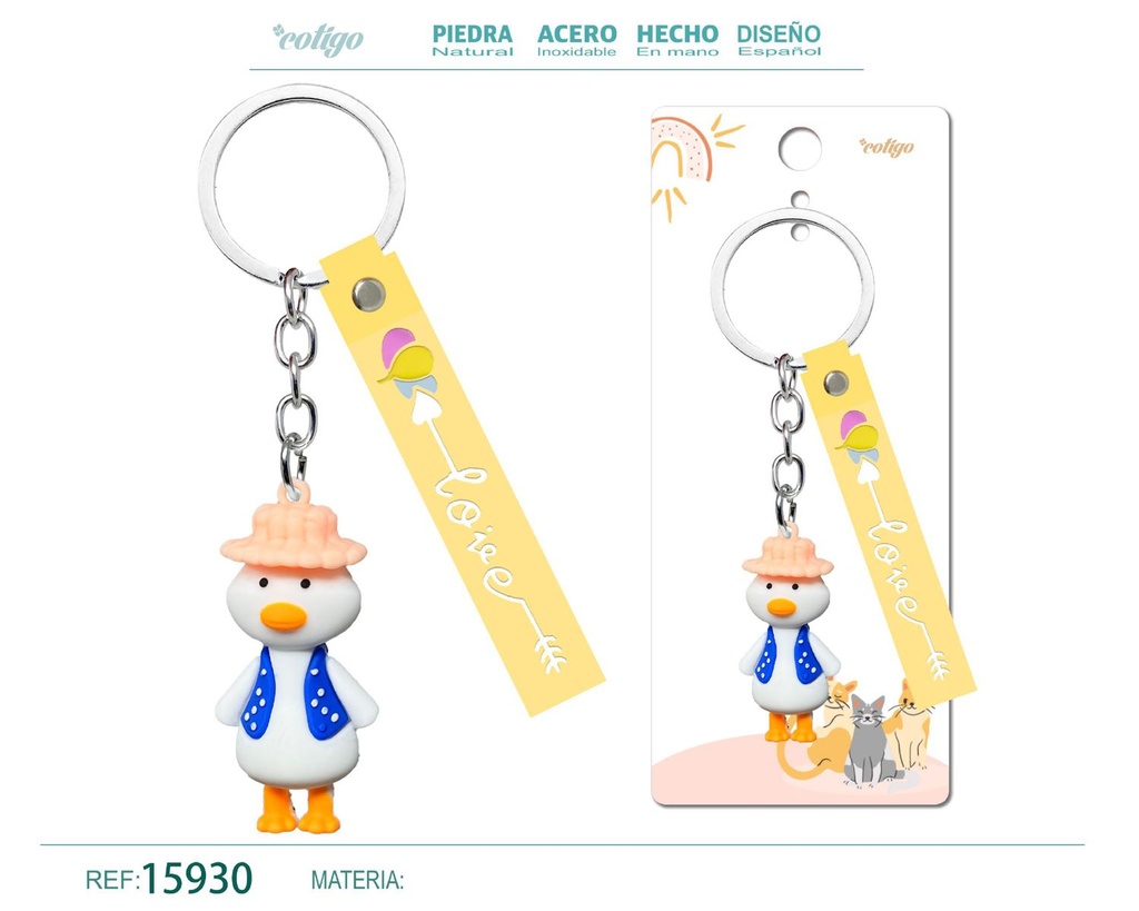 Llavero de dibujos animados - Accesorios y llaveros divertidos