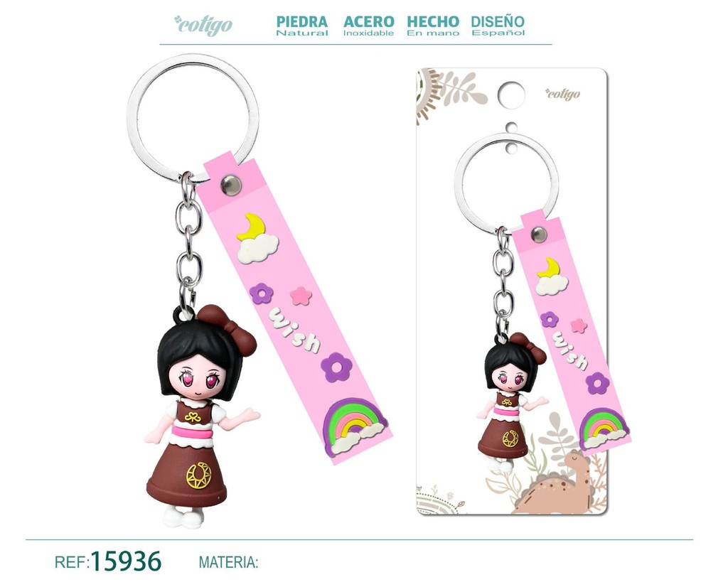 Llavero de dibujos animados - Accesorios y llaveros divertidos