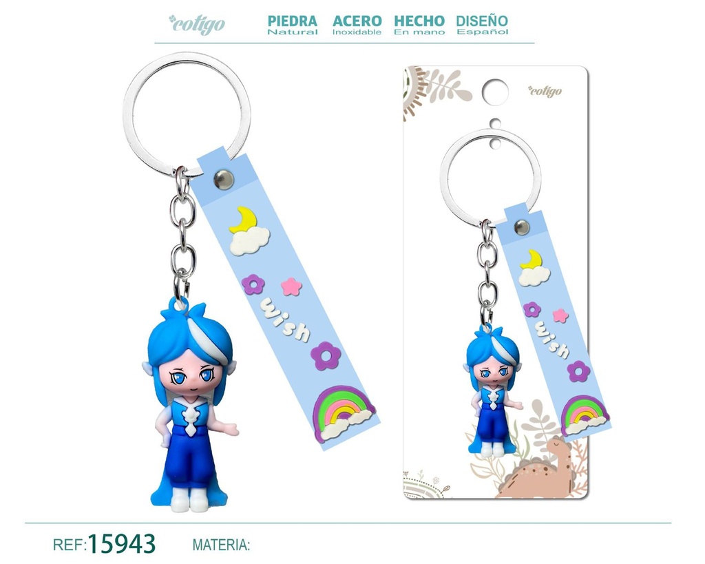 Llavero de dibujos animados - Accesorios y llaveros divertidos