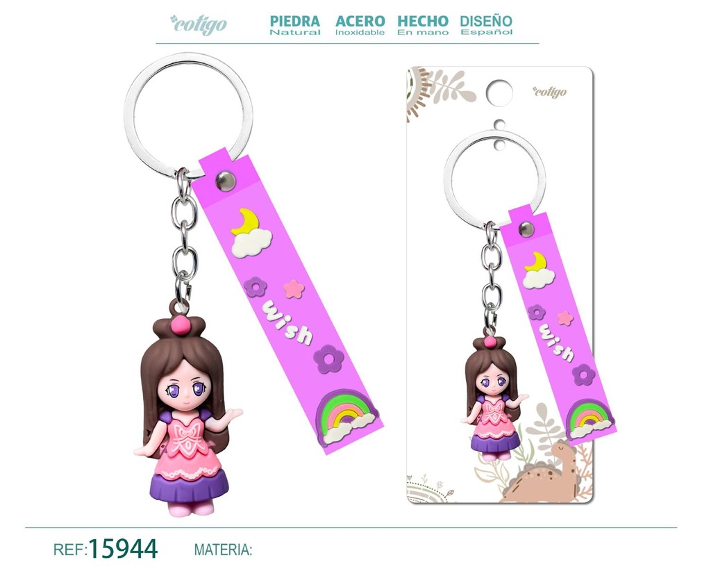 Llavero de dibujos animados - Accesorios y llaveros divertidos