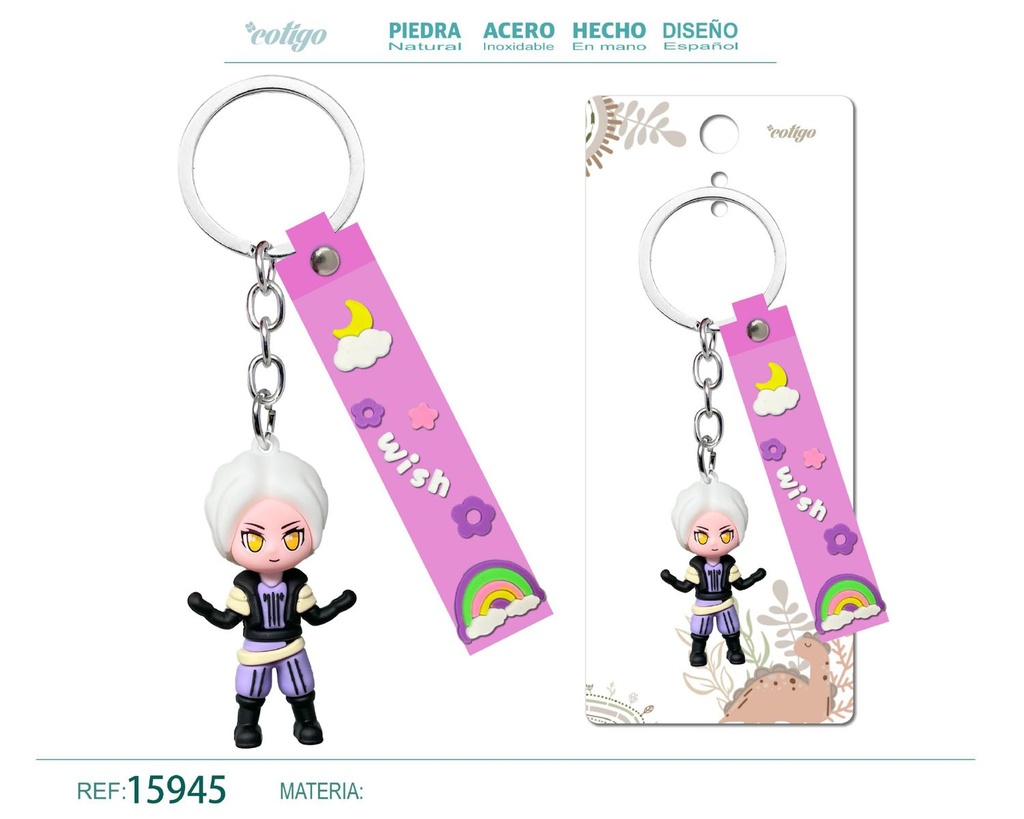 Llavero de dibujos animados - Accesorios y llaveros divertidos