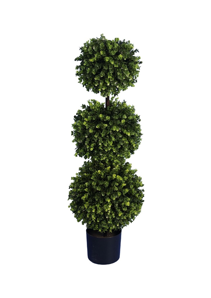 Planta decorativa de 90 cm con 3 esferas de milán - Jardinería y plantas ornamental