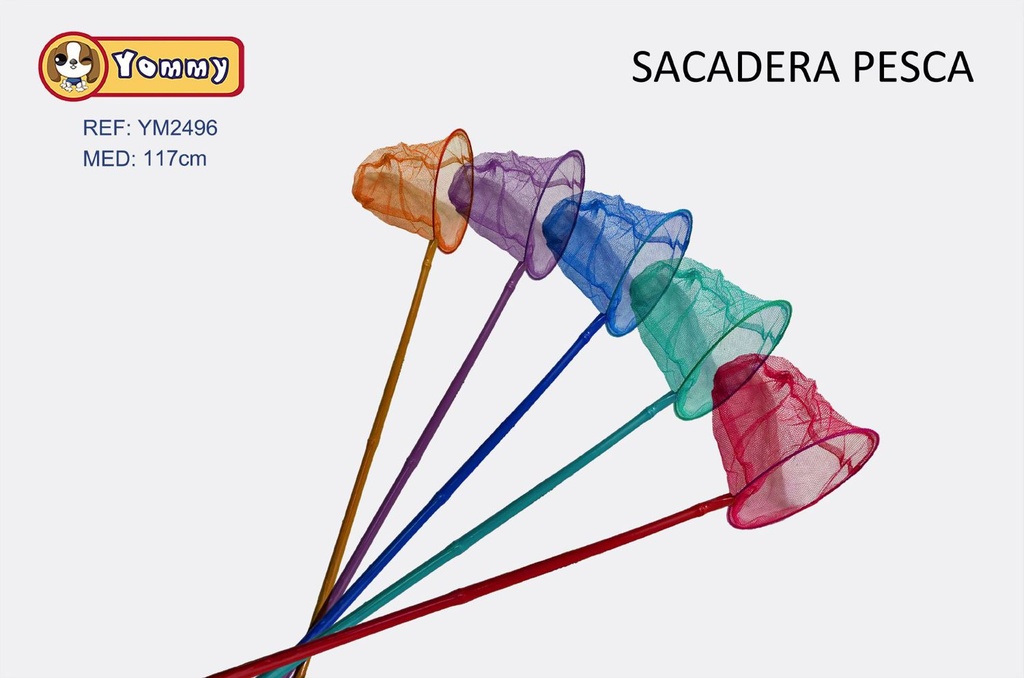 Red para pesca de bambú 117 cm - Accesorios para acuarios
