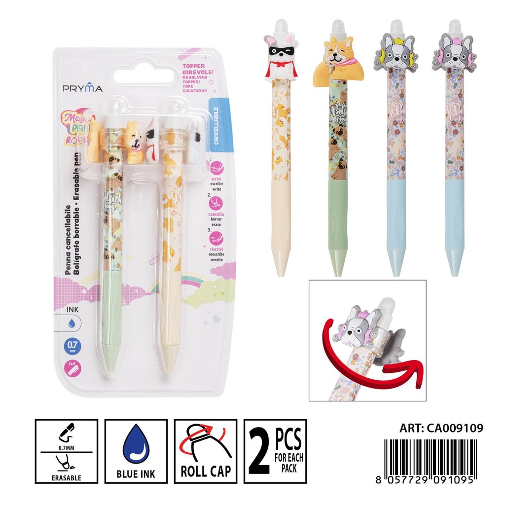 Bolígrafo borrable Magic Roll 0.7mm - Artículos de escritura