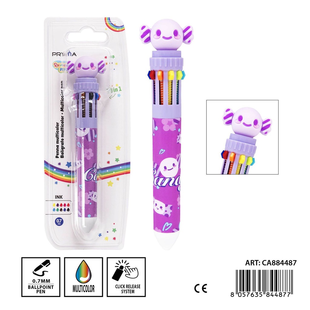 Bolígrafo de 10 colores 0.7mm - Artículos de escritura