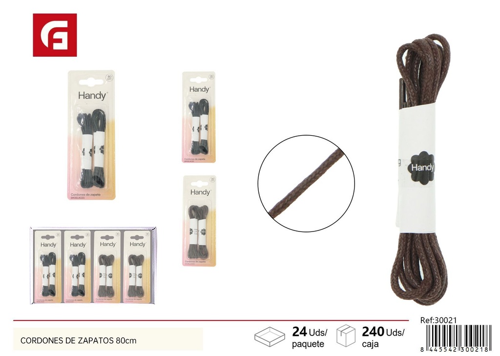 Cordones de zapato de 80cm - Accesorios de mercería