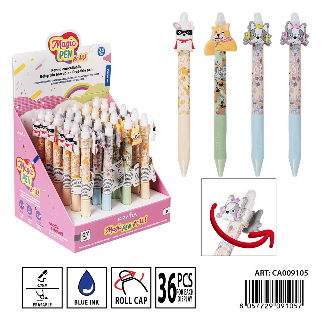 Bolígrafo borrable Magic Roll 0.7mm - Herramientas de escritura
