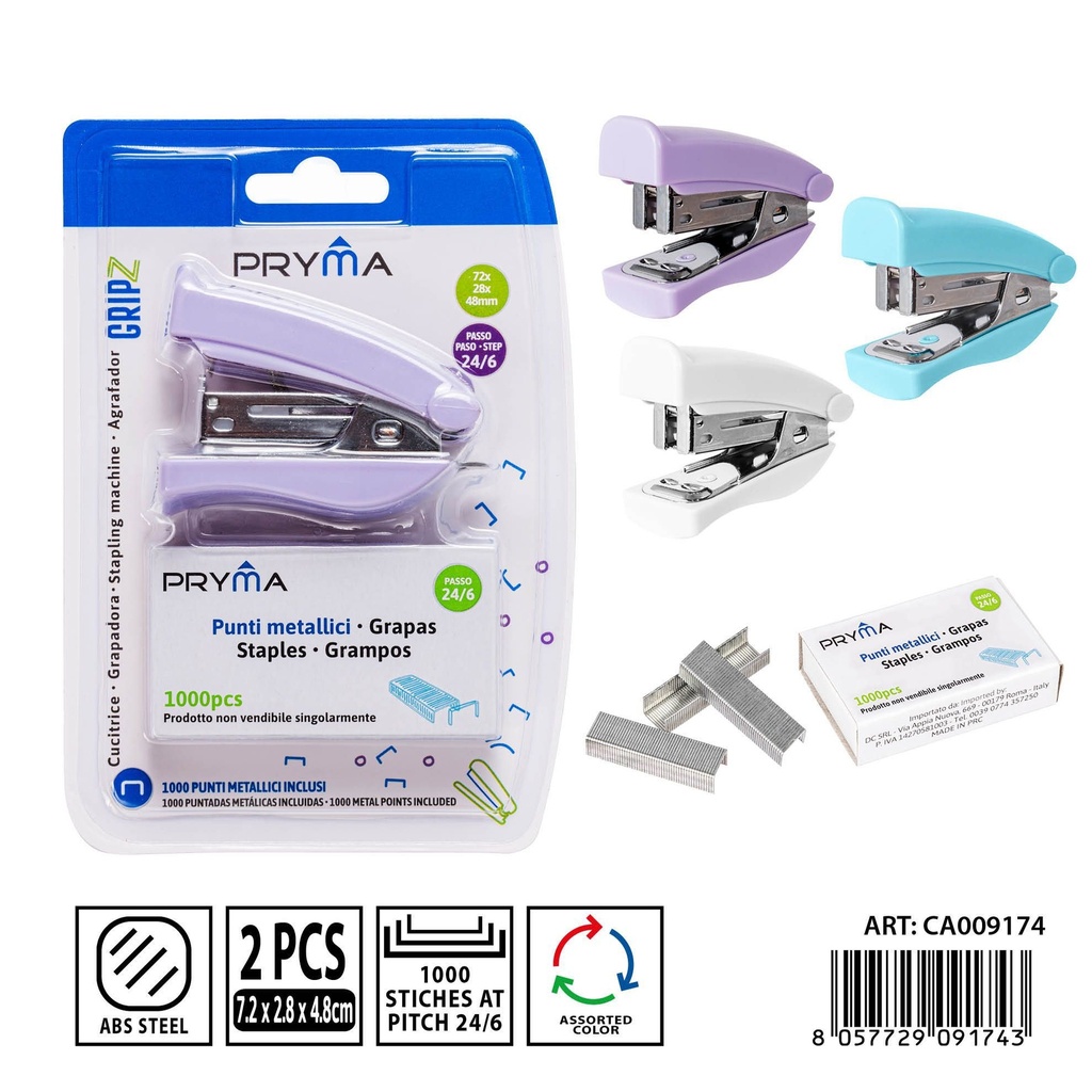 Grapadora 24/6 con 1000 grapas - Papelería y oficina