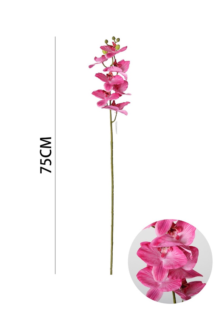 Ramo de flores artificiales - Lirio de siete cabezas en 75 cm