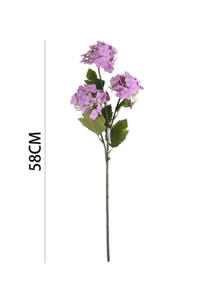 Ramo de flores artificiales - Hortensia en 3 cabezas