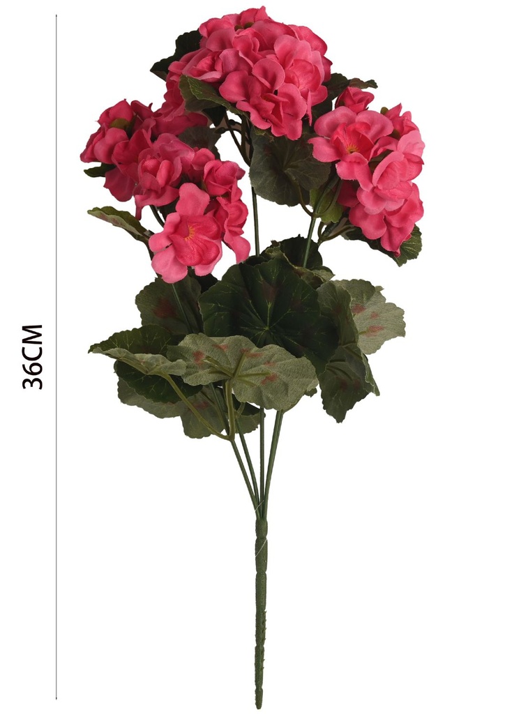 Ramo de flores artificiales - Bouquet de 5 cabezas de rosa