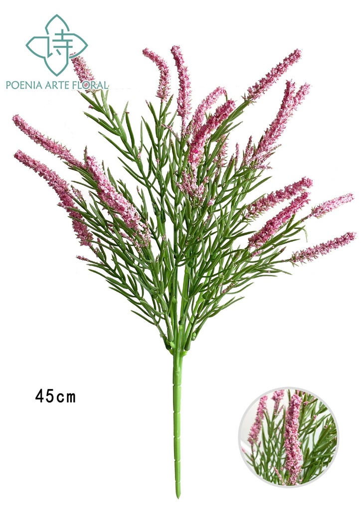 Ramo de lavanda artificial de 7 cabezas - Decoración floral