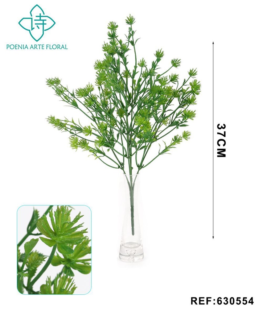 Ramo decorativo 630554 en verde - Ramo decorativo - Serie de hierbas de agua