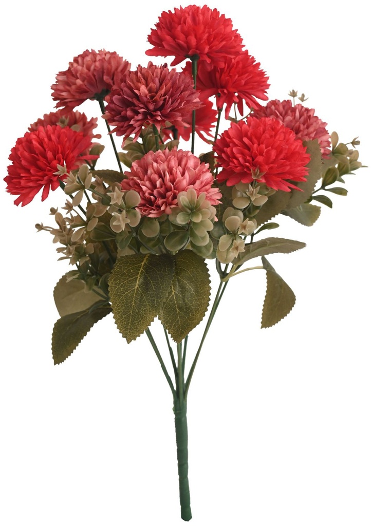 Ramo de 10 cabezas de flores de bola de 40 cm - Ramo decorativo