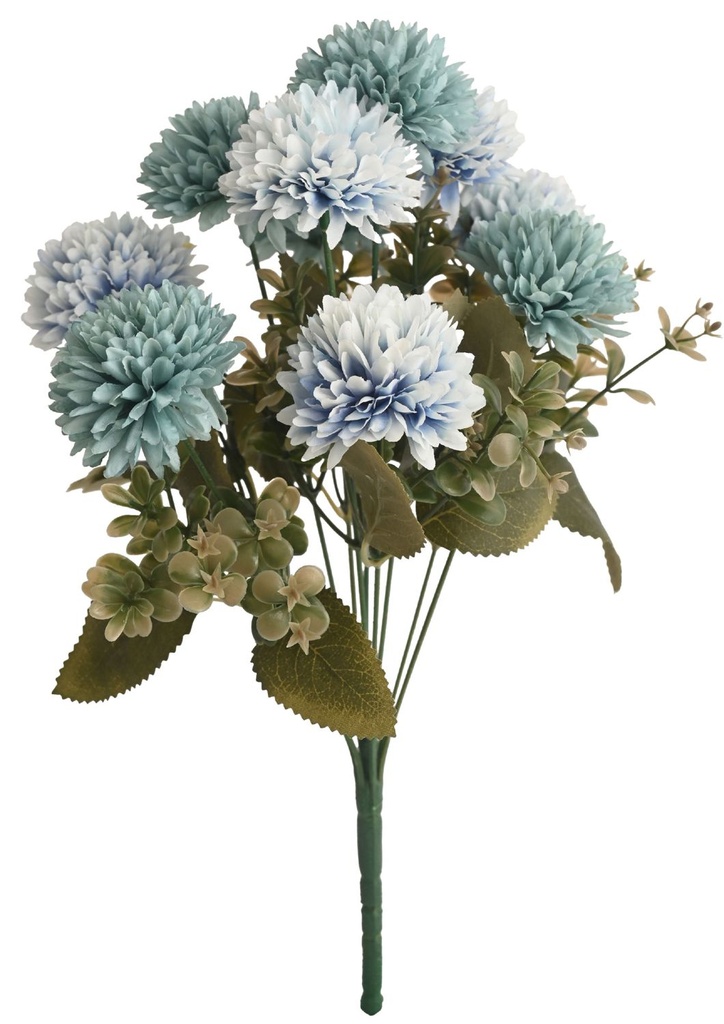 Ramo de 10 cabezas de flores de bola de 40 cm - Ramo decorativo