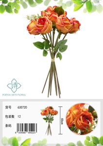 Ramo de rosas amante 9 cabezas 45 cm - Decoración floral y bouquet