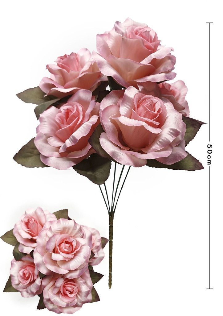 Ramo de cinco cabezas de rosa - Decoraciones florales
