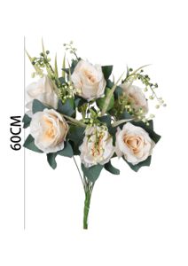 Ramo de 12 rosas de 8 pétalos - Bouquet de flores grandes