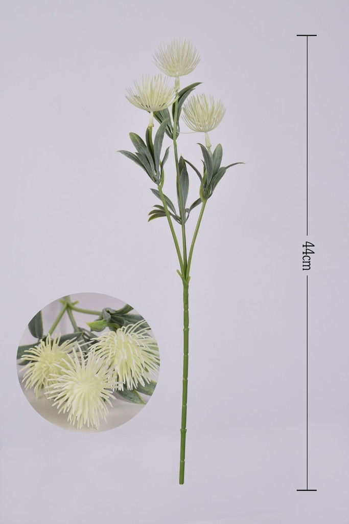 Ramo de 3 cabezas de plástico - Decoración floral