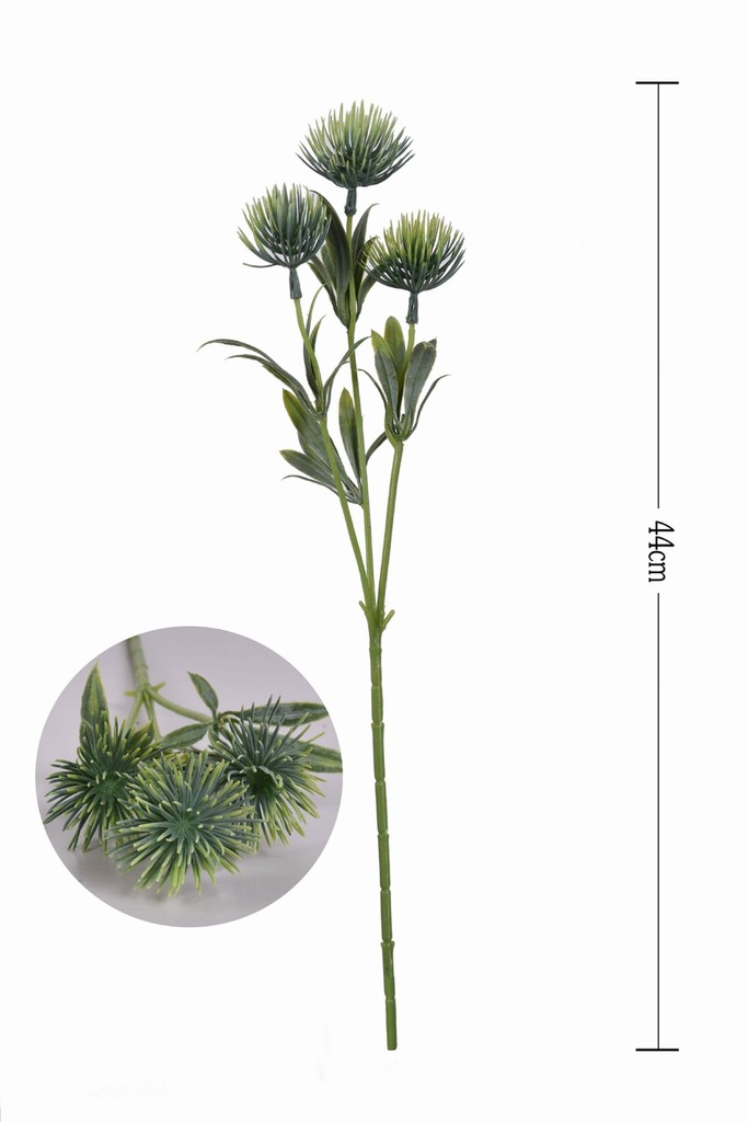 Ramo de 3 cabezas de plástico - Decoración floral