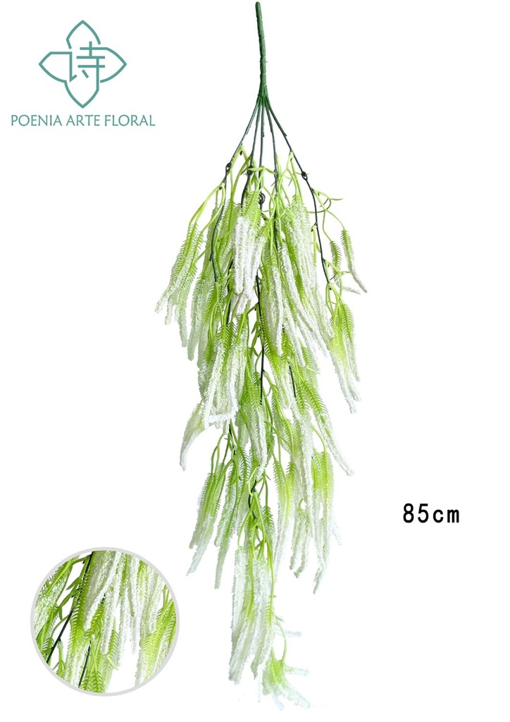 Rama de lavanda artificial de espuma para colgar - decoración de pared enredadera