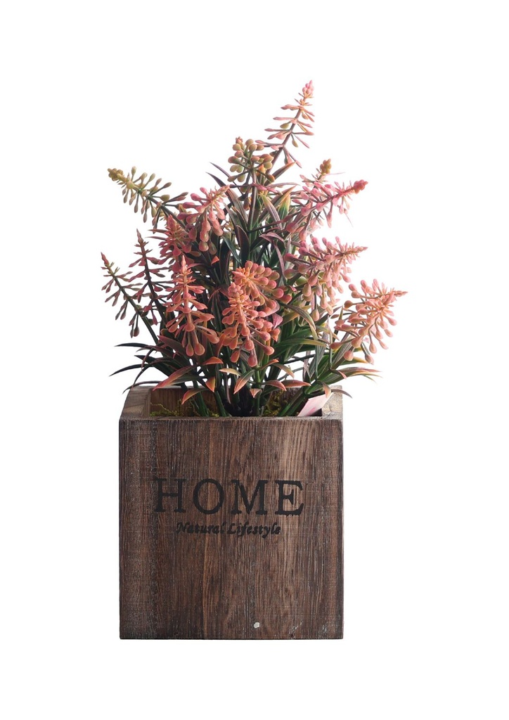 Pozuelo de flores artificiales - Pequeño macetero decorativo