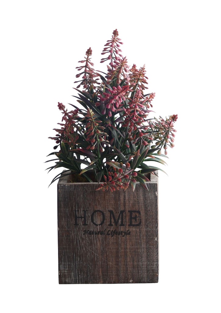 Pozuelo de flores artificiales - Pequeño macetero decorativo