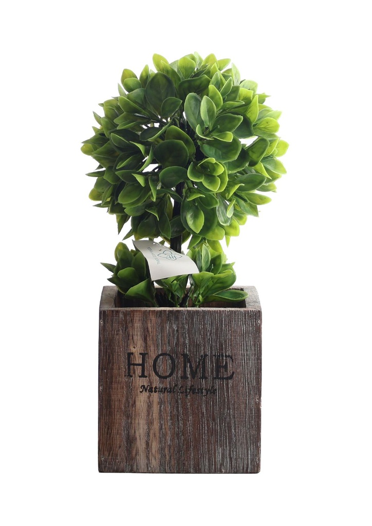 Pozuelo de flores artificiales - Pequeño macetero decorativo