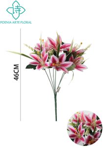 Ramo de lirios 3D de 6 cabezas F0669 - Ramos y flores
