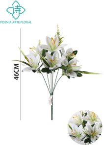 Ramo de lirios 3D de 6 cabezas F0669 - Ramos y flores