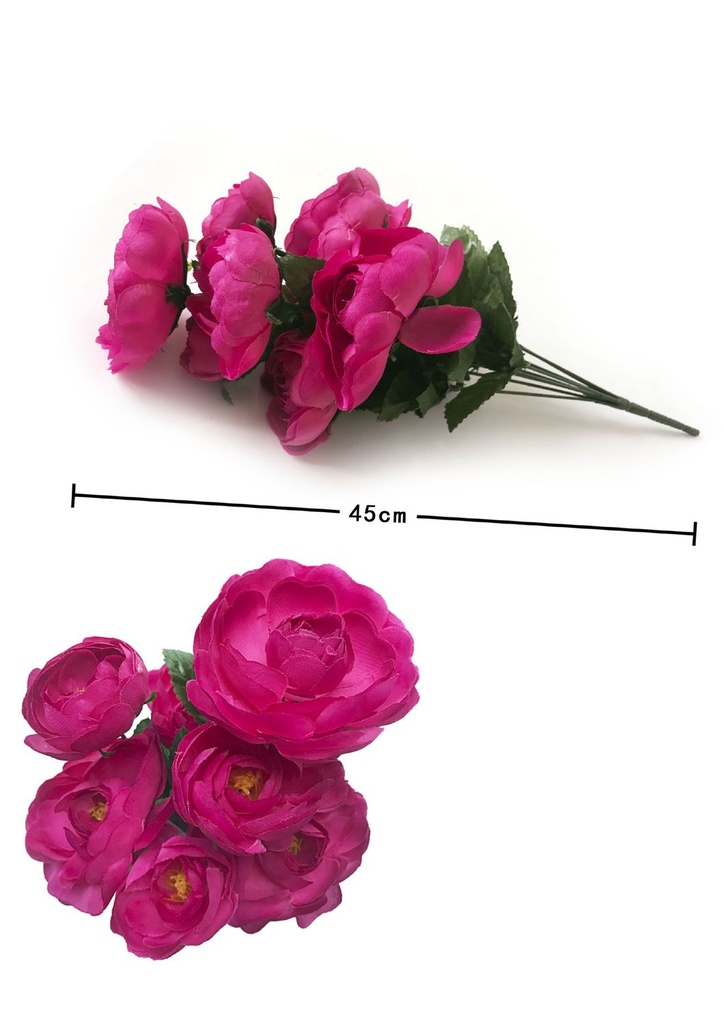 Ramo de camelias (9 cabezas)