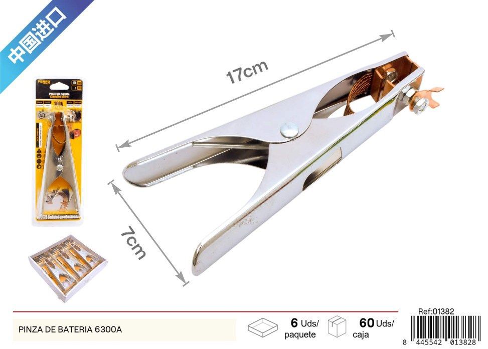 Pinza de batería 6300A - Accesorios para automóviles y mecánica