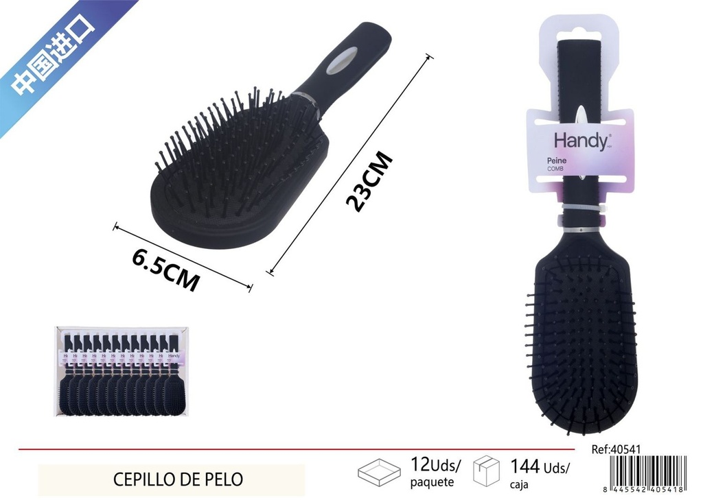 Cepillo de pelo de forma ovalada con almohadilla - Accesorios de belleza para el cabello