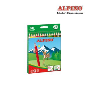 Estuche 18 lápices Alpino - Material escolar